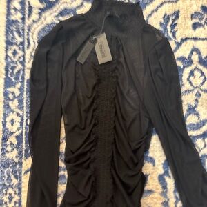 Buffalo David Bitton Black Ruched